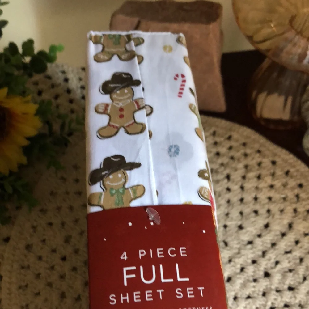 Cowboy Gingerbread Sheet Set - FULL